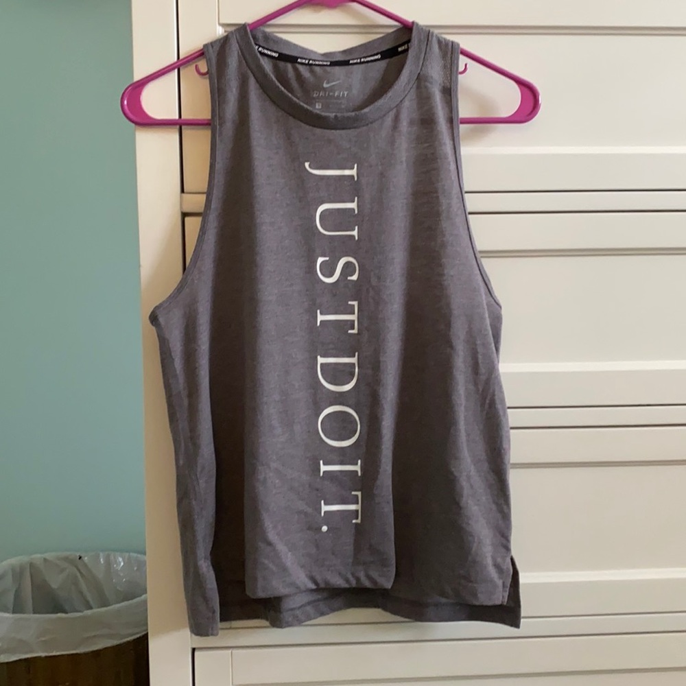 ‼️Low price‼️ Nike grey racerback tank